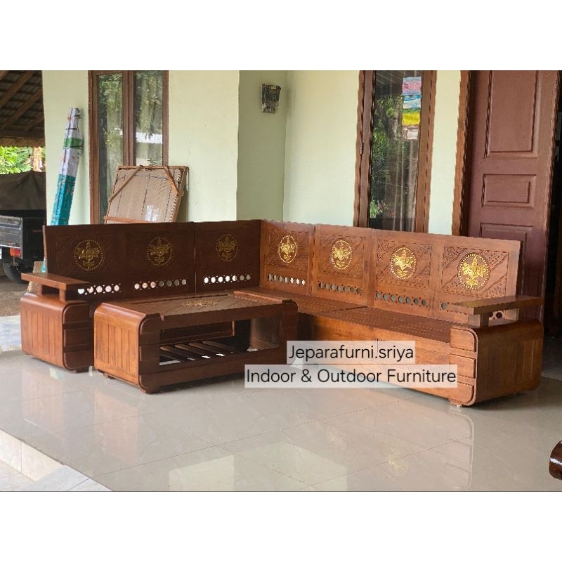 Kursi Sudut Minimalis Jati Jepara I Kursi Tamu Minimalis Jati Jepara I Kursi Tamu Jati