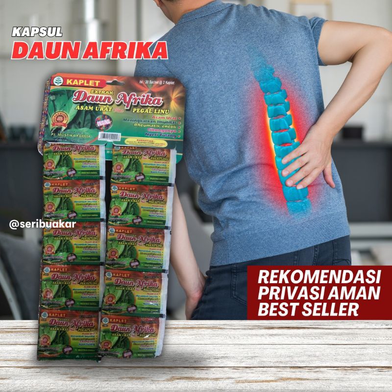 

daun afrika renceng//original isi 20 sachet