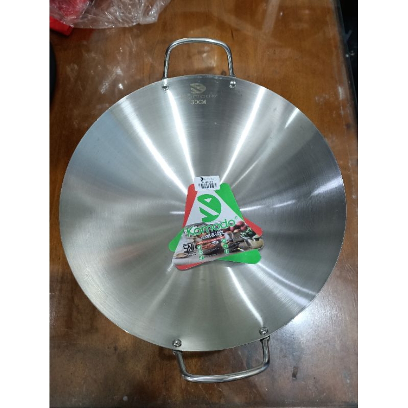 Wajan/Kuali Stainless Steel Kamlia/Komodo 30 Cm