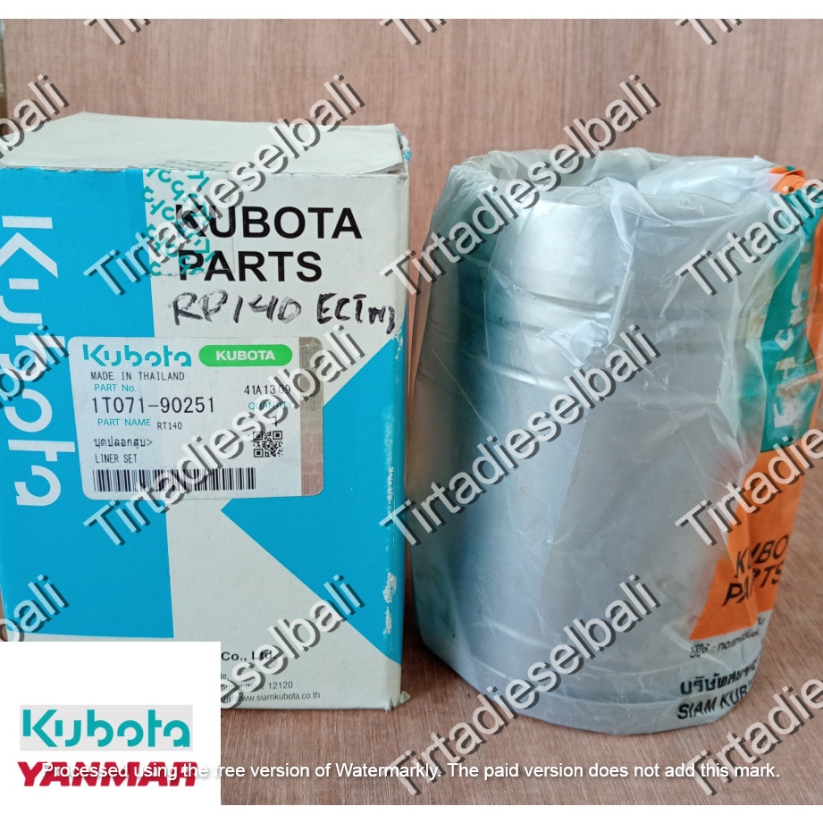 KUBOTA CYLINDER LINER BORING LINER RD/ RT 140 1T071-90251 ORIGINAL