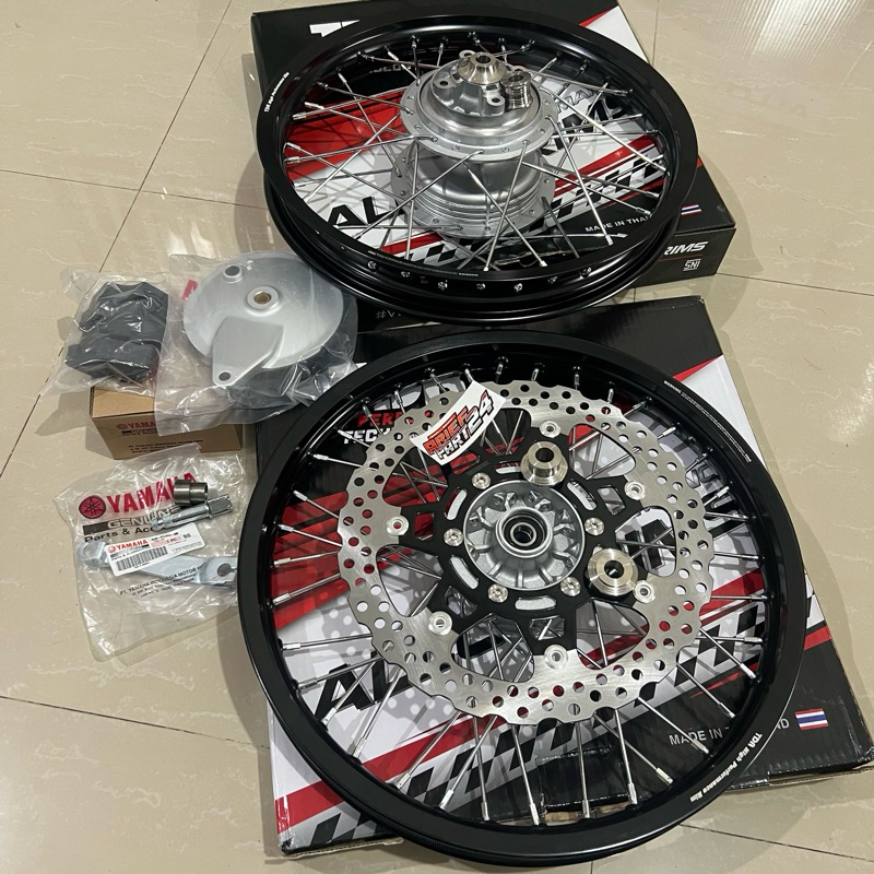 velg set Pelek set tdr set tromol belakang ts day depan klx dtracker velg tdr 160.185-17 pnp cb gl m