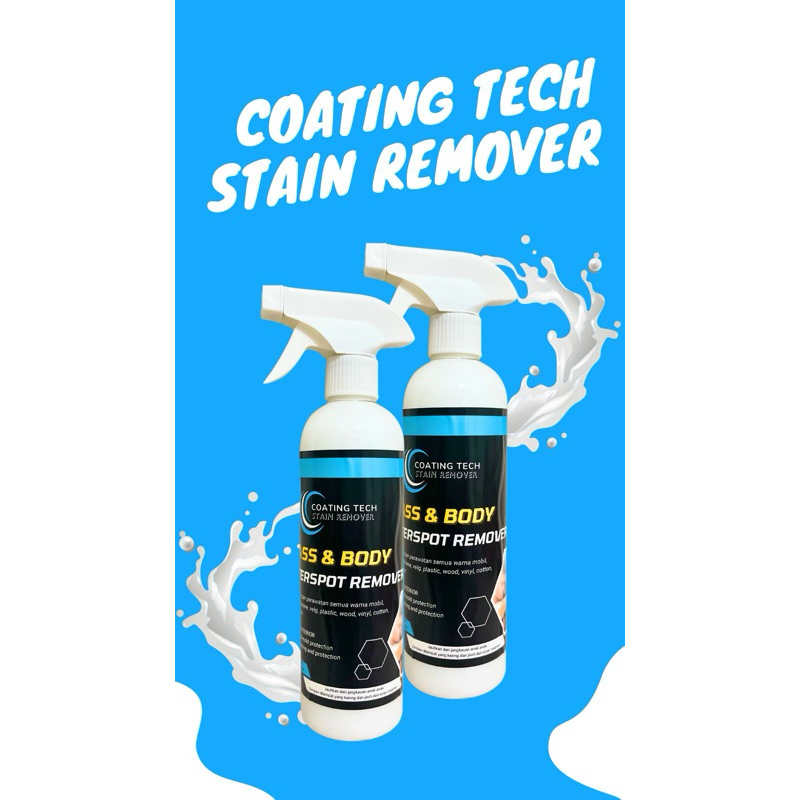 Coating Waxing Coat Wax Car Mobil Coating Tech Stain Remover 2 botol