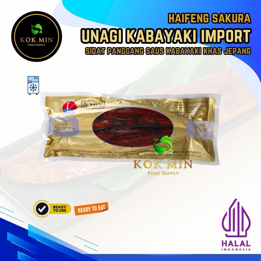 

Unagi Kabayaki Import / Sidat Panggang Saus Kabayaki / Grilled Eel Kabayaki - 200 gram