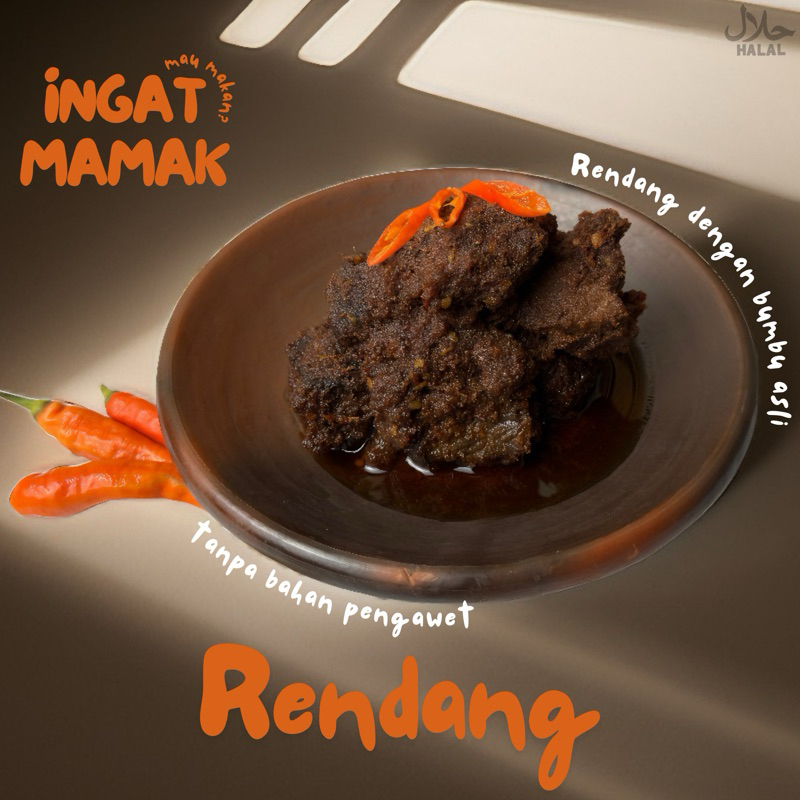 

Rendang Ingat Mamak Rempah Asli