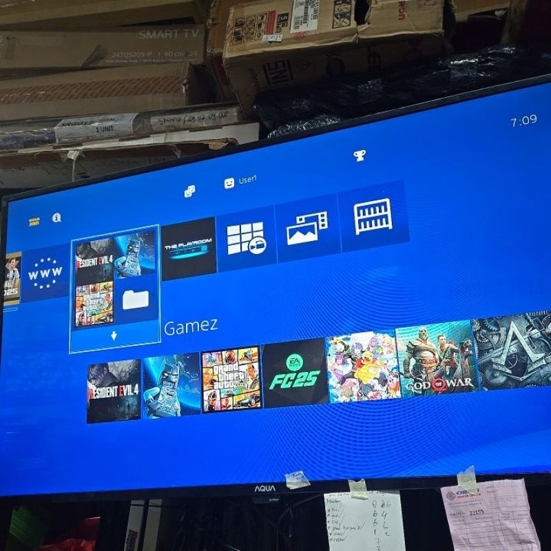 ps4 slim 1tb 2 stick dan ps3 slim 25xx