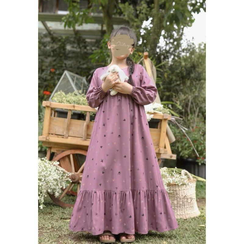 Little Ditsy Mickey Dustypink Size 3