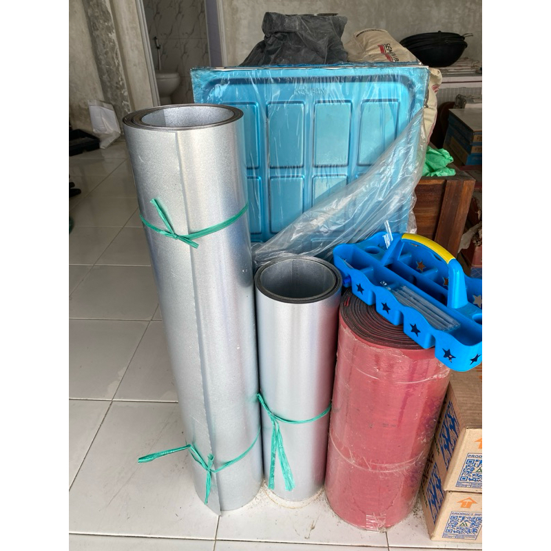 seng plat galvalum anti karat 60 cm Talang atap gerobak warung dapur meteran