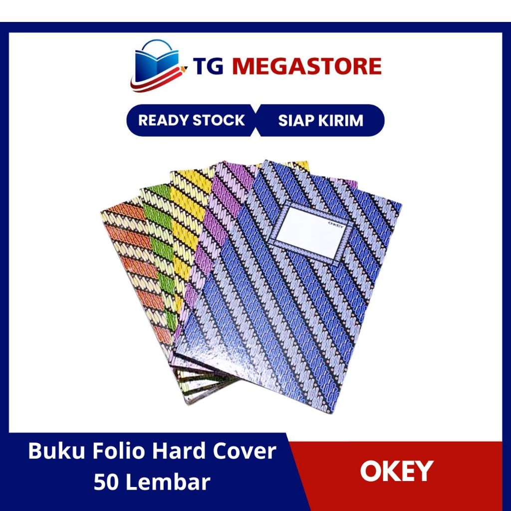 

Buku Folio OKEY Hard Cover 50 Lembar