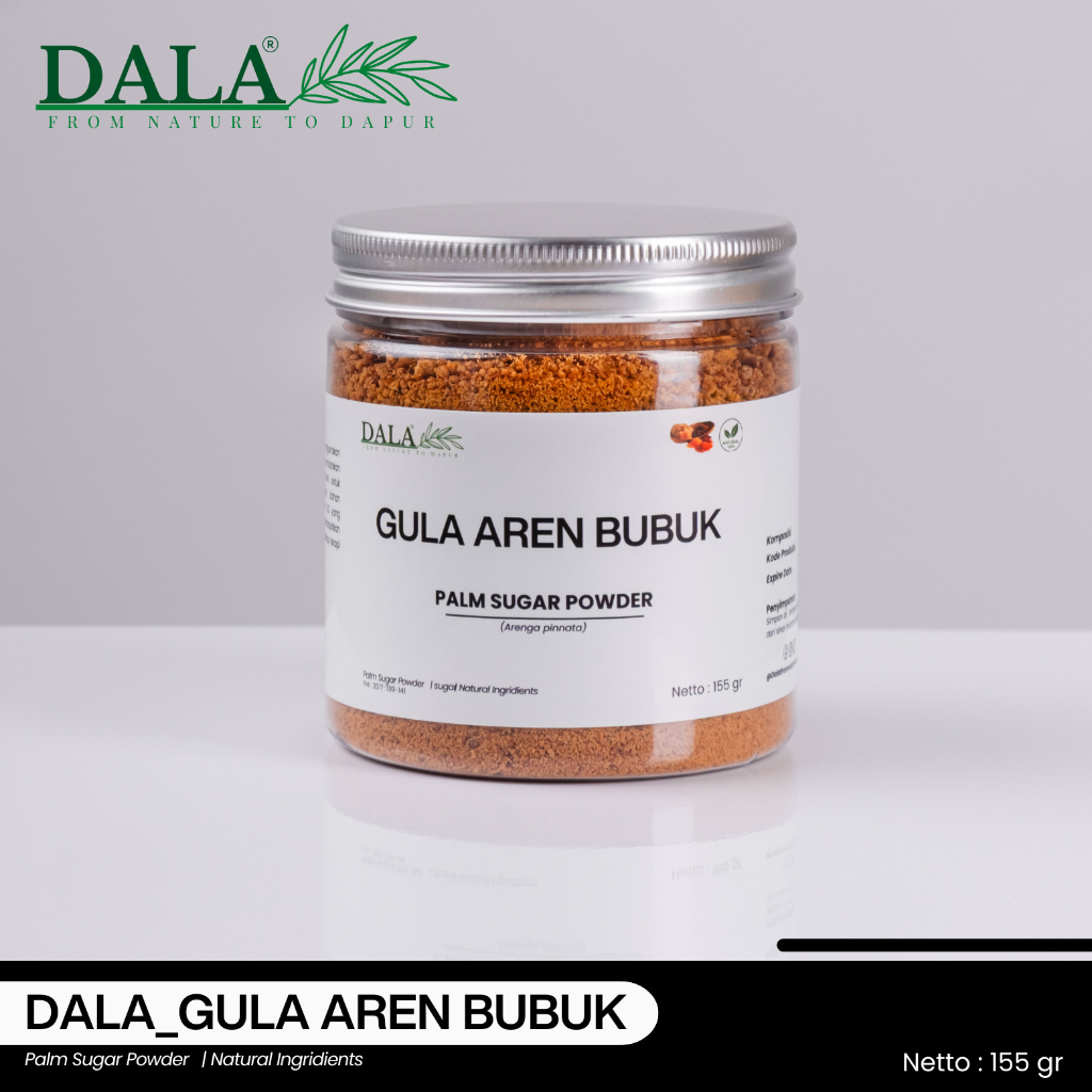 

DALA_Gula Aren Bubuk / Falm Sugar Powder (85 gr / 155 gr)