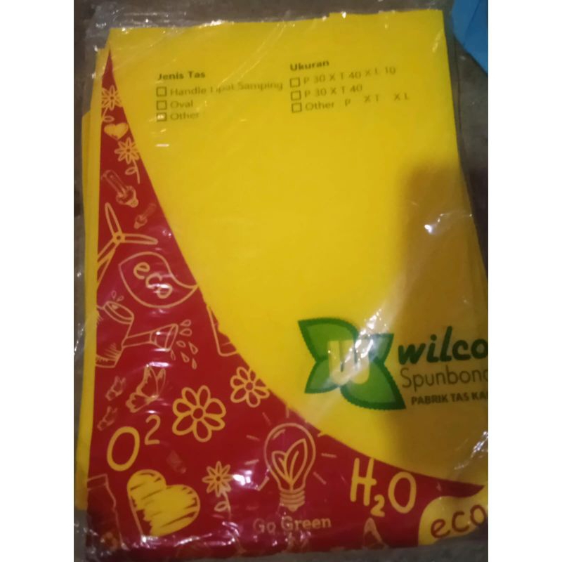 

tas spunbond 75gsm tas jinjing belanja 30x40