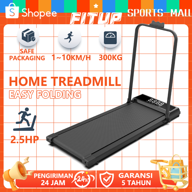 Ready Stock Fitup Treadmill Elektrik 1-10KM/Treadmill Low Watt/Treadmill Lipat/Treadmill
