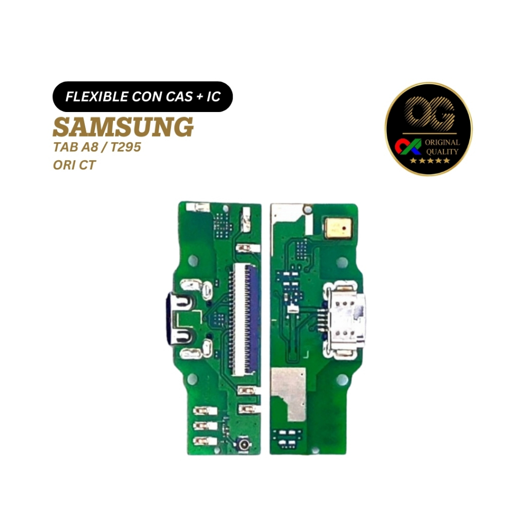 FLEXIBLE CON CAS + IC SAMSUNG TAB A8 / T295 (ORI CT)