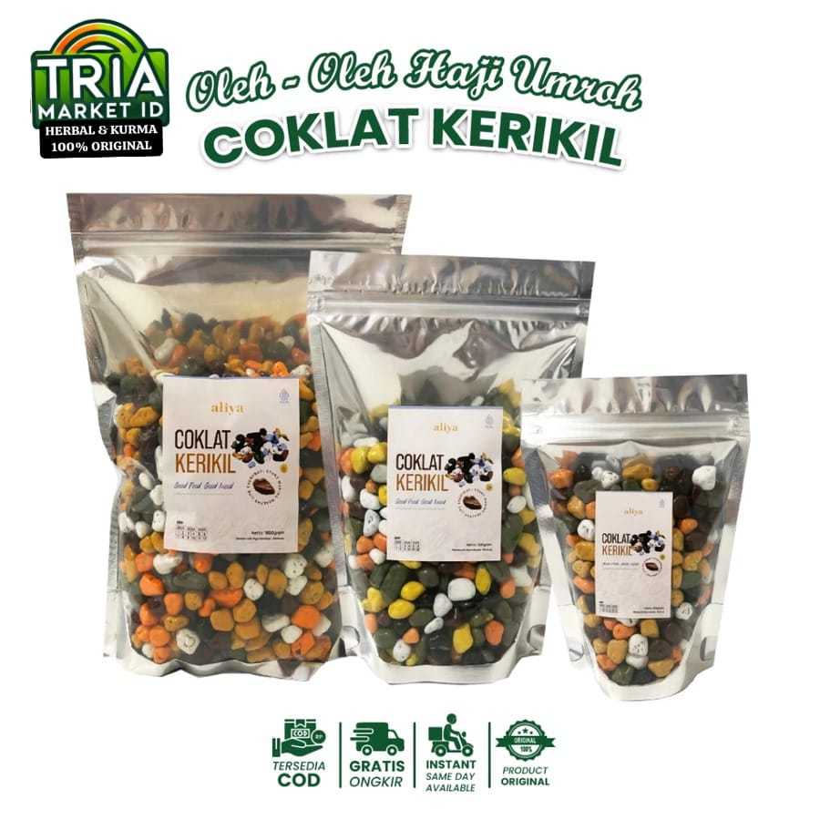 

Coklat Batu Kerikil - Cokelat Krikil Cemilan Oleh-Oleh Haji Umroh - Coklat Arab Turki