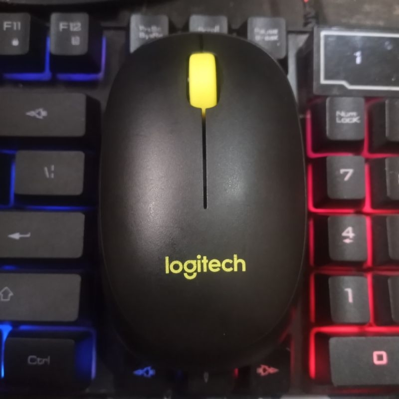 Mouse wireless Logitech M212, seken ori + usb receiver + battery AAA