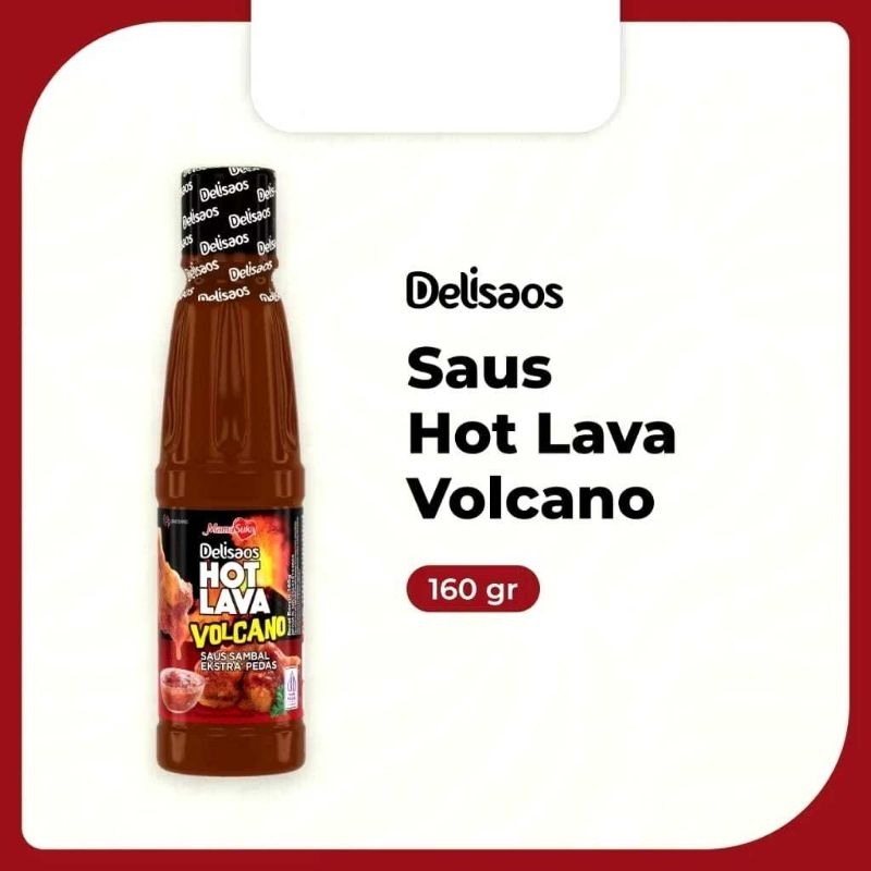

Delisaos Saos Hot Lava VOLCANO 160gr