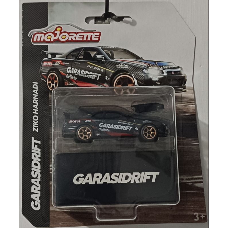 MAJORETTE GARASIDRIFT ZIKO HARNADI NISSAN SKYLINE GT-R(34)