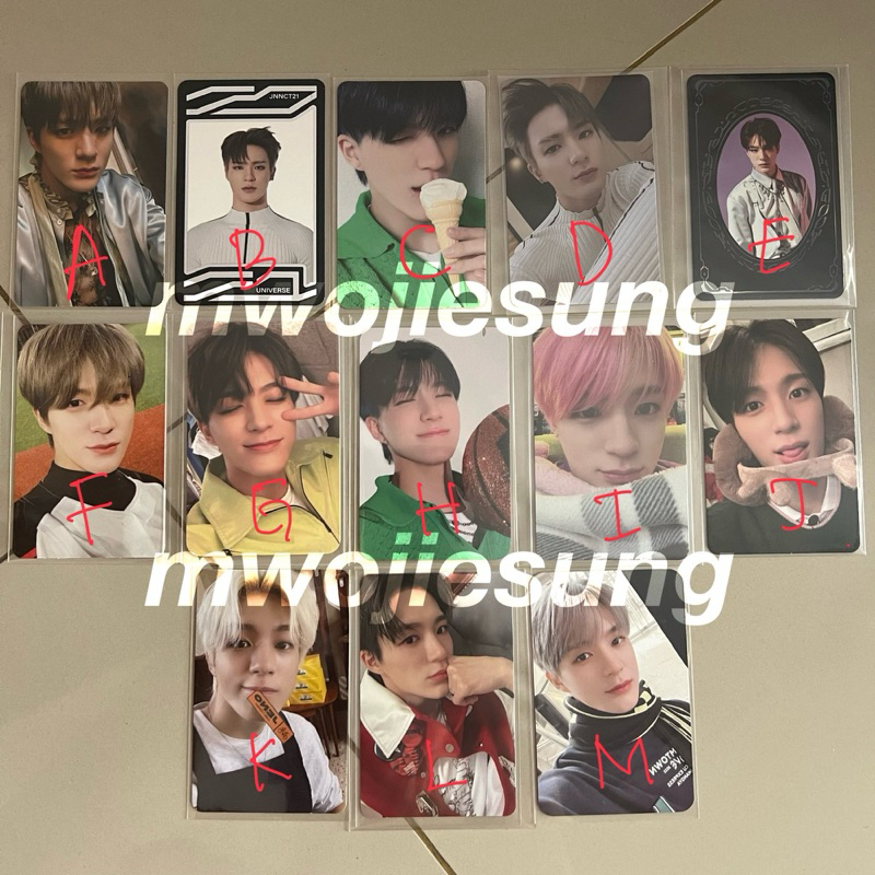 CLEARANCE SALE PC NCT Dream Official Jeno Photocard Album Universe 2021 Glitch Mode Yearbook Basebal