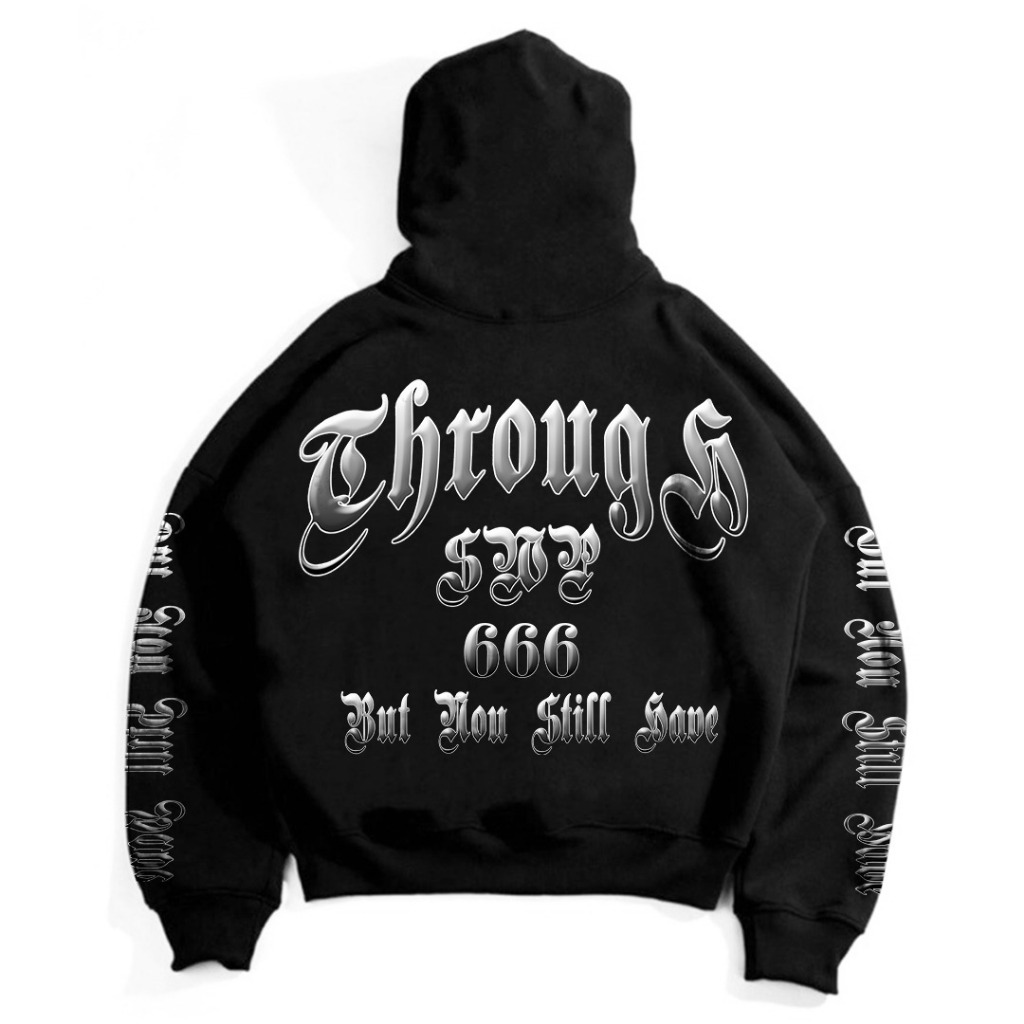 MIDDLEITS | SWEATER HOODIE BOXY | THROUGS FLEECE 280-300 GSM