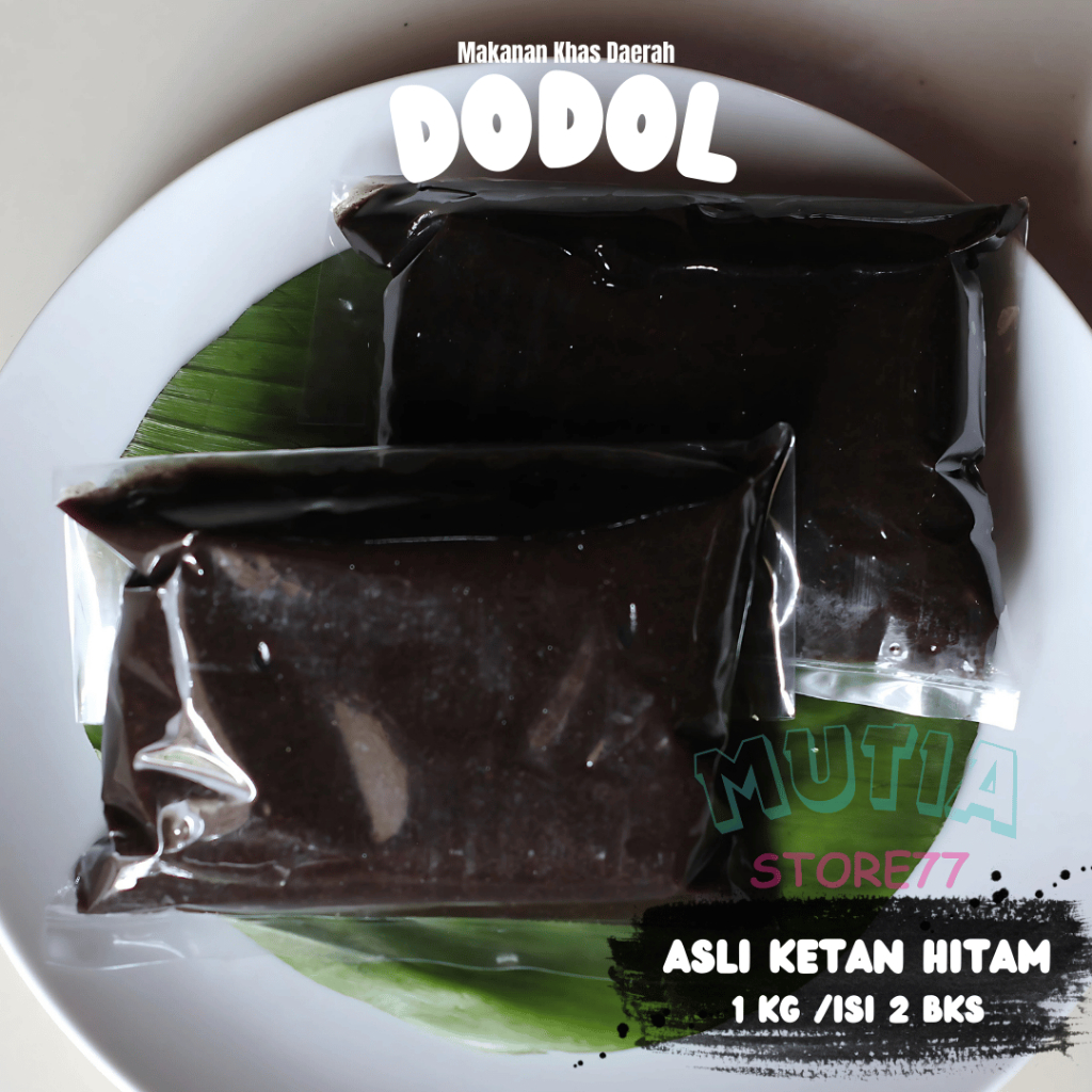 

Dodol Asli Ketan Hitam 1kg-Gula Aren Ketan Hitam