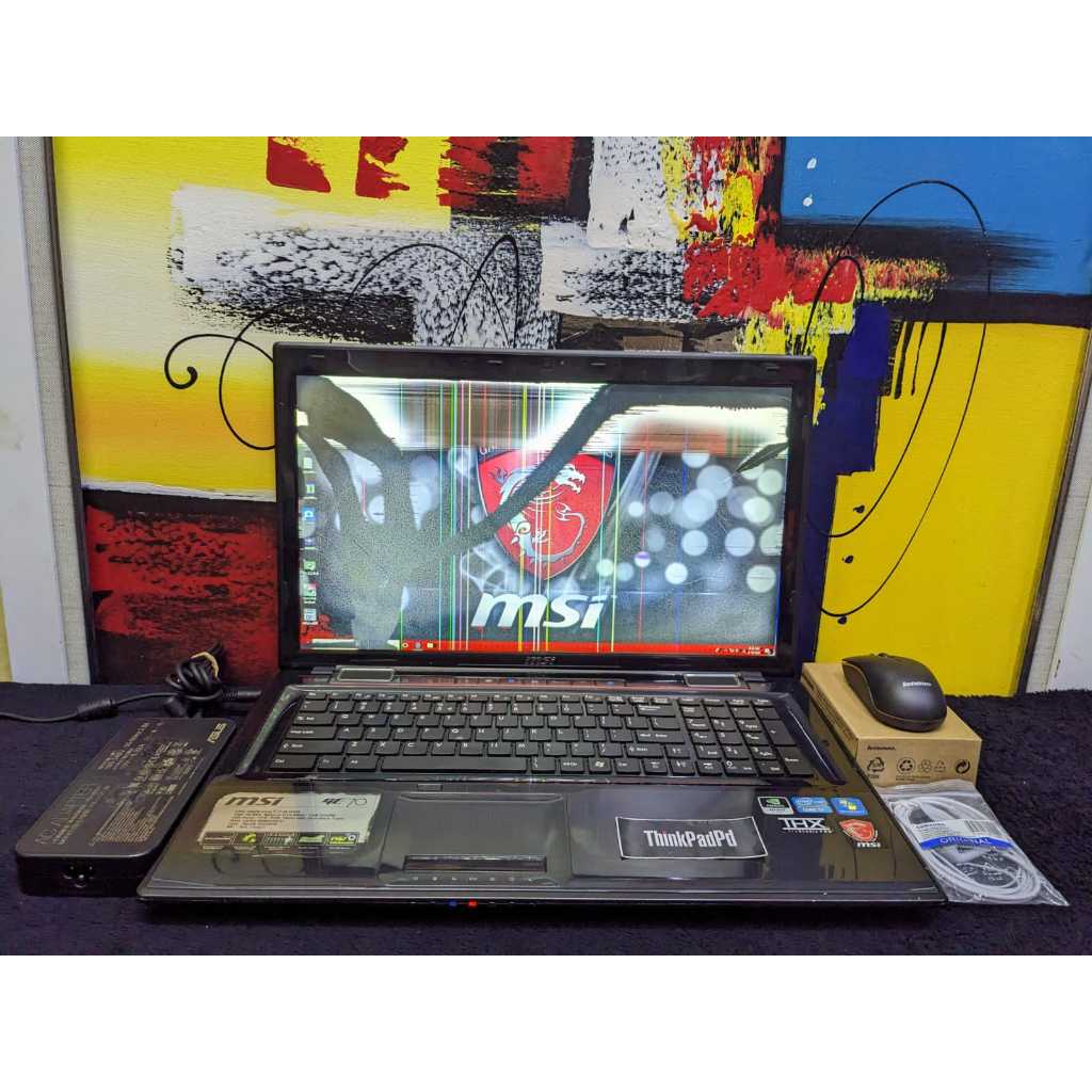 Laptop Gaming & Design MSI GE70 0NC Core i7 3610QM Ram 8Gb & SSD 128 GTX 660M