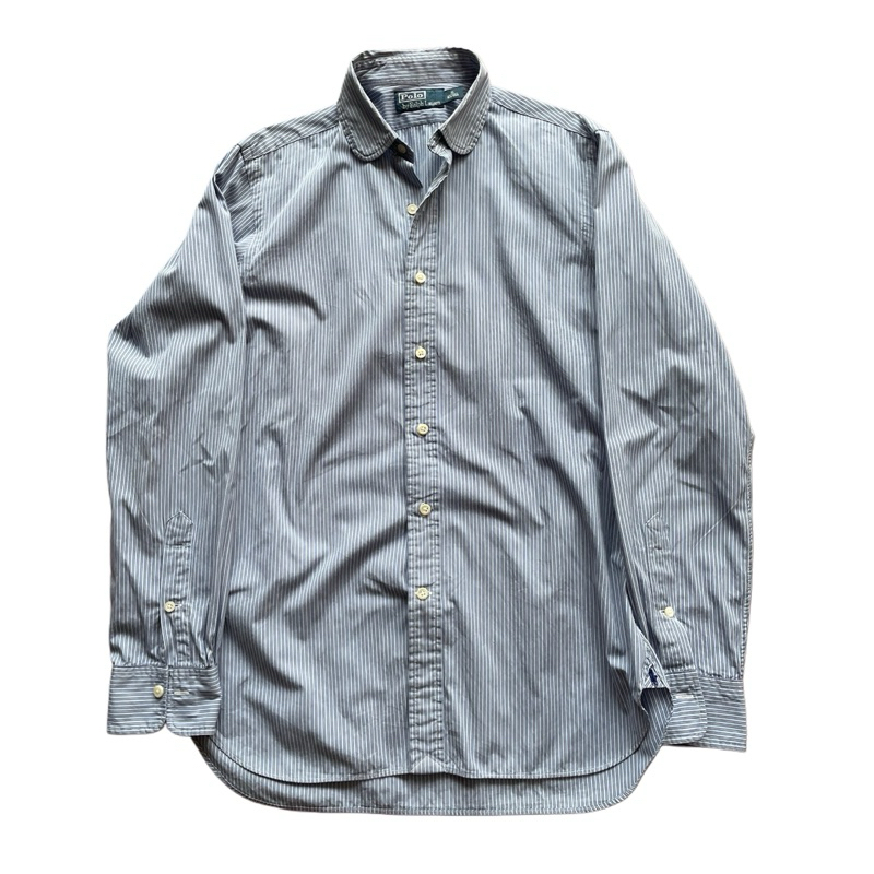 Kemeja Polo Ralph Lauren Strip Old Money Style