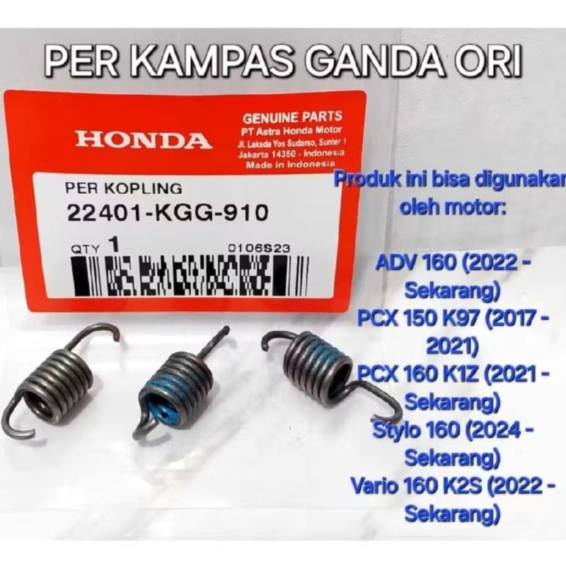 Per kampas ganda ADV 160 PCX 150 PCX 160 STYLO 160 Vario 160 original