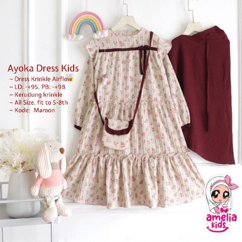 AYOKA DRESS KIDS-BAJU MUSLIM ANAK