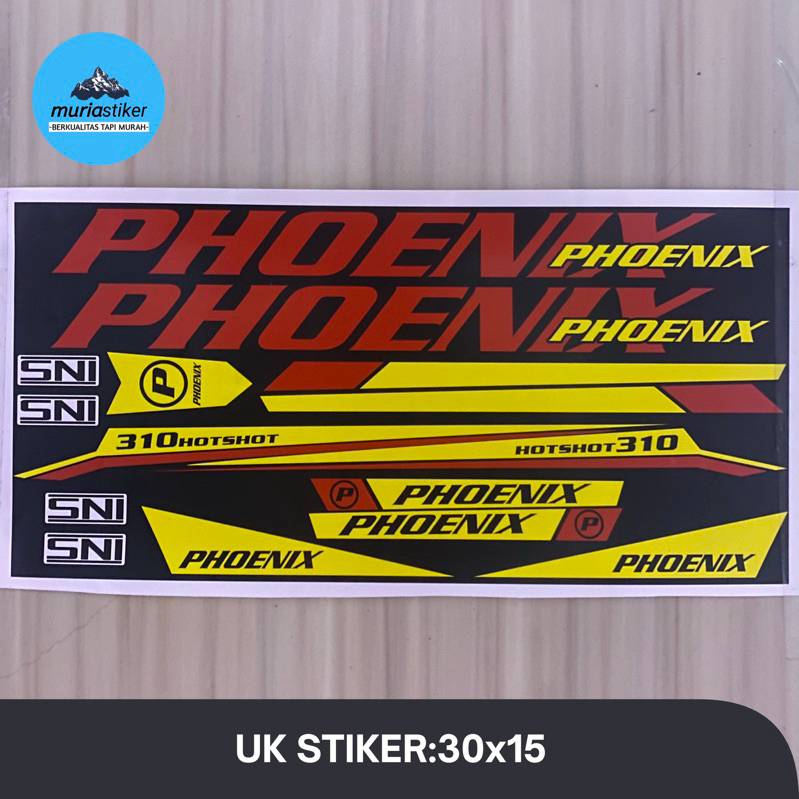 Sticker Stiker Striping Sepeda Phoenix