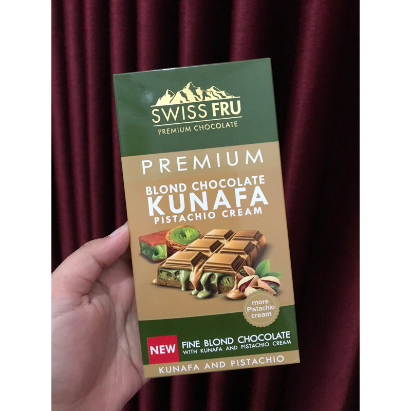 

SwissFru Blond Chocolate Kunafa Pistachio Cream