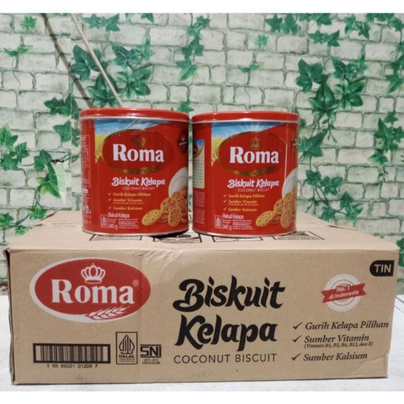 

ROMA BISKUIT KELAPA KALENG 1 DUS ISI 6 PCS @345 g