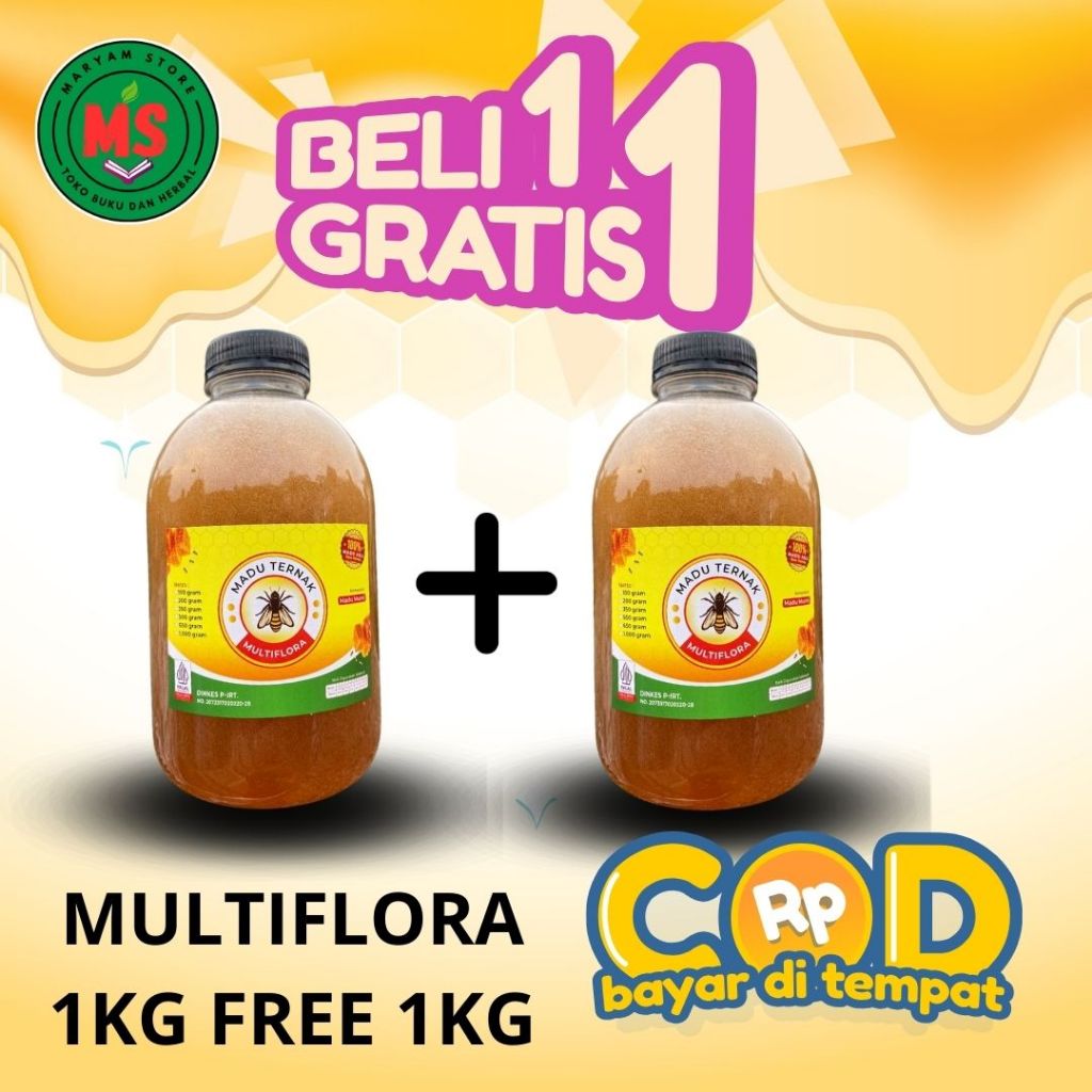 

Madu Ternak Turni Multiflora Beli 1 Gratis 1
