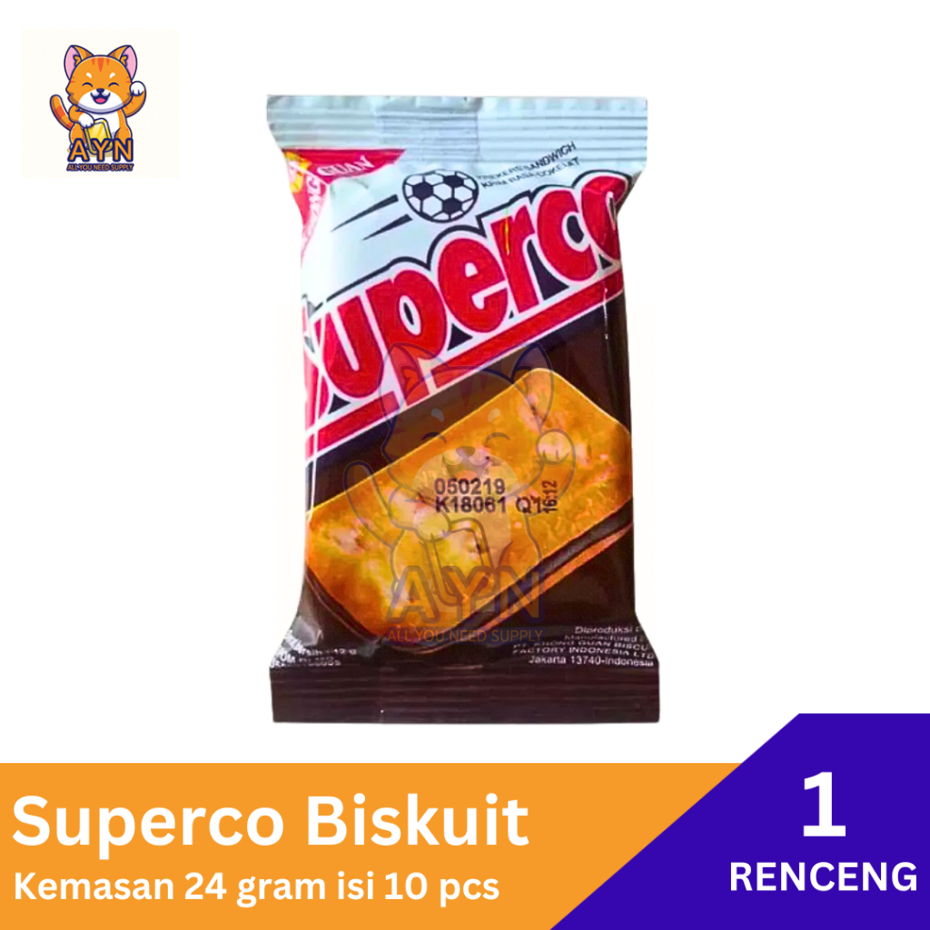 

Superco Biskuit Khong Guan 24 gram [ 1 renceng isi 10 pcs ]