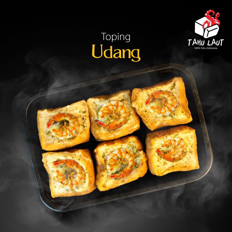 

Tahu Panggang Toping Udang