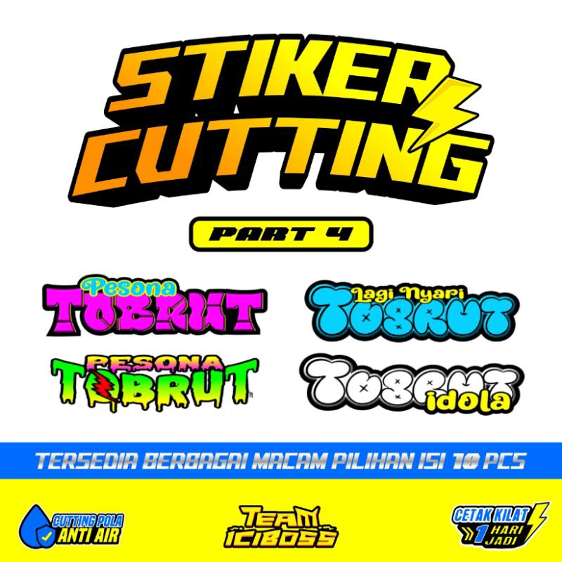 

Stiker Set Pack Kata kata Viral Racing Kekinian isi 10 [ Part 4 ]