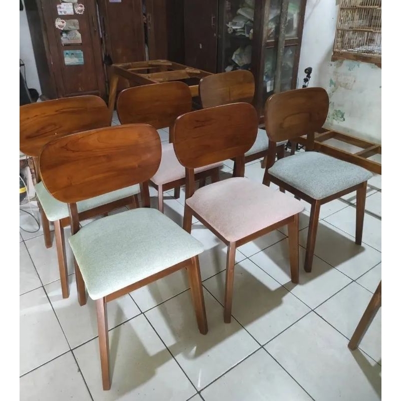 KURSI MAKAN ROPAN JUMBO KAYU JATI TUA | KURSI ROPAN KURSI ROTAN KURSI CAFE ROPAN FURNITURE JATI JEPA