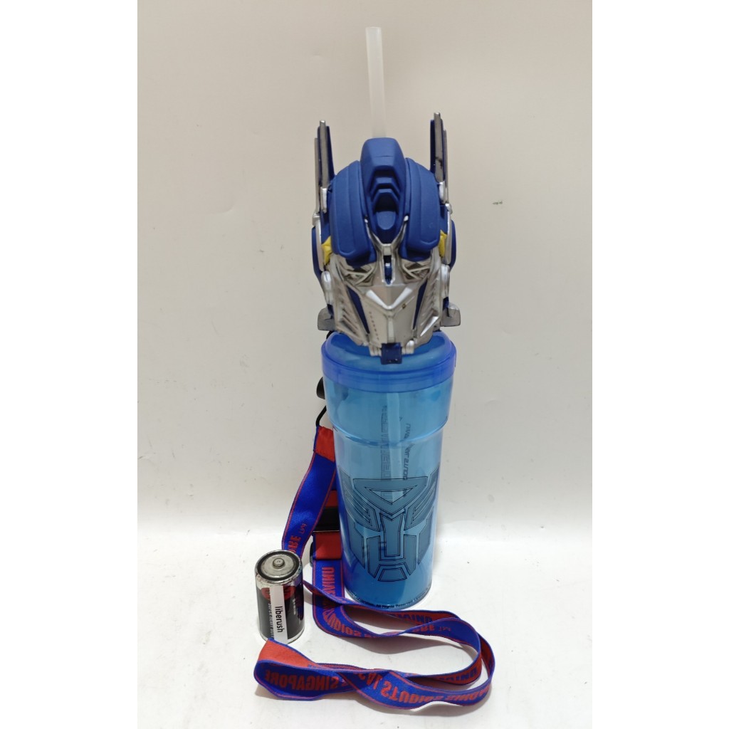 Universal studio transformers the ride optimus prime autobot water bottle tumbler mug merchandis