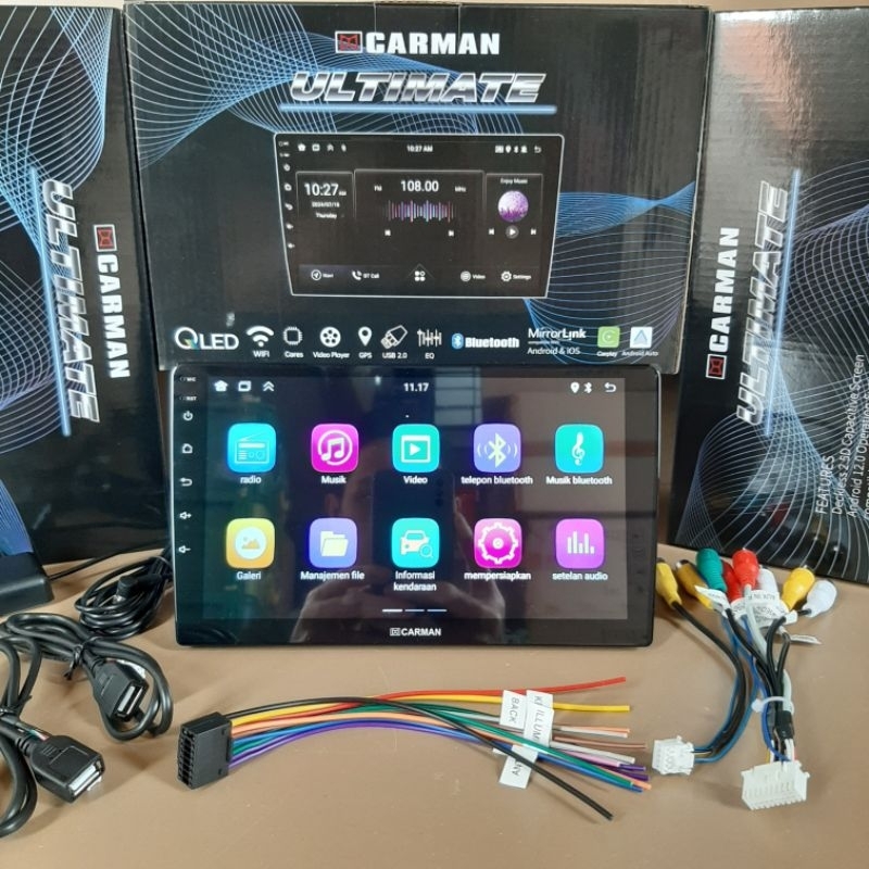Head Unit Android 9 inch CARMAN Ram 2GB ROM 32GB TERBARU Head Unit Android 9 inch Ram 2GB Rom 32GB