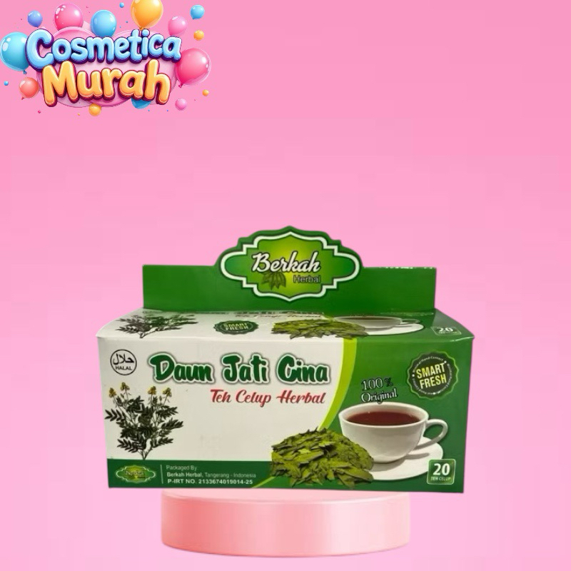 

cosmeticamurah - TEH JATI CINA HERBAL KEMASAN SEDUH CELUP - TEH DAUN CINA PELUNTUR LEMAK BOX