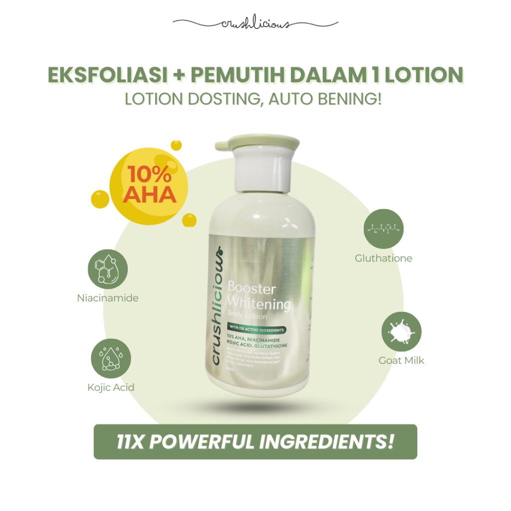 Crushlicious Booster Whitening Body Lotion