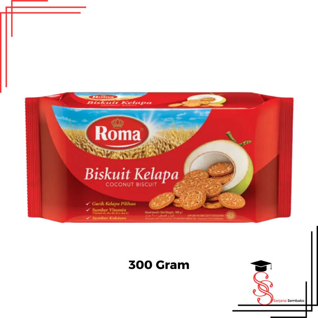 

Roma Biskuit Kelapa 300 Gram - 1 Pcs