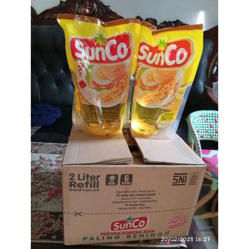 

Minyak goreng sunco 2Liter
