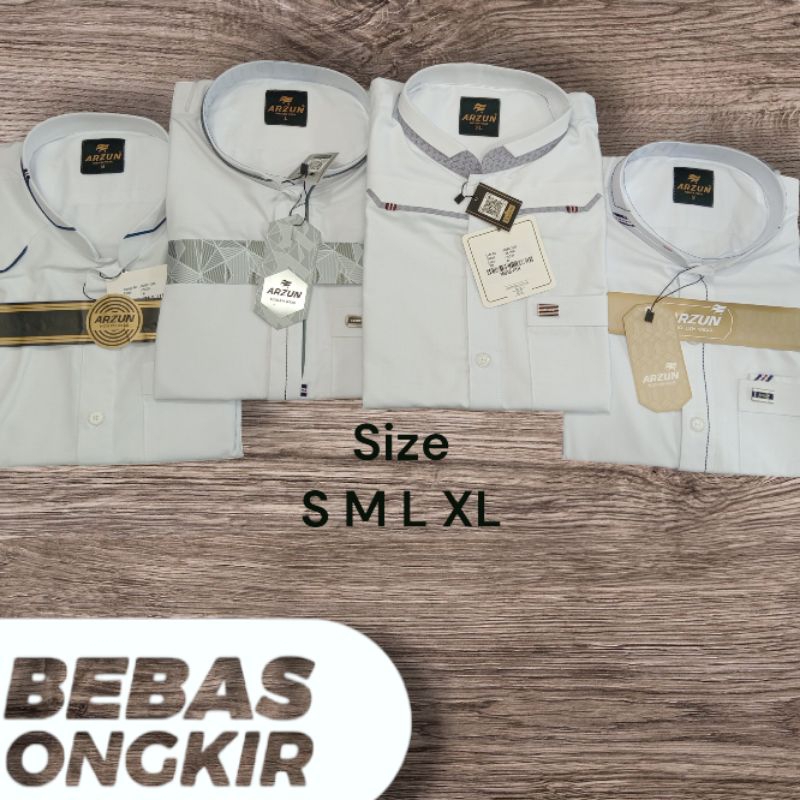 Koko arzun lengan pendek putih ( white)