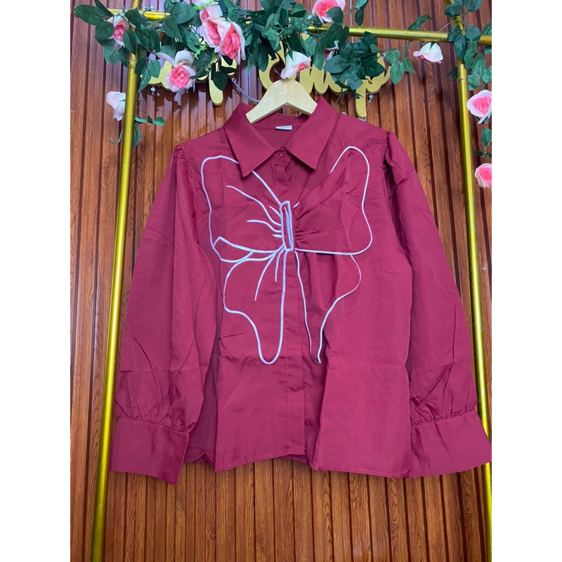 Atasan Mecca Butterfly 3D