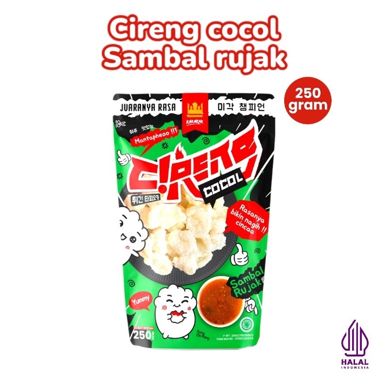 

KAKARAK - Cireng Cocol Sambal Rujak 250gr