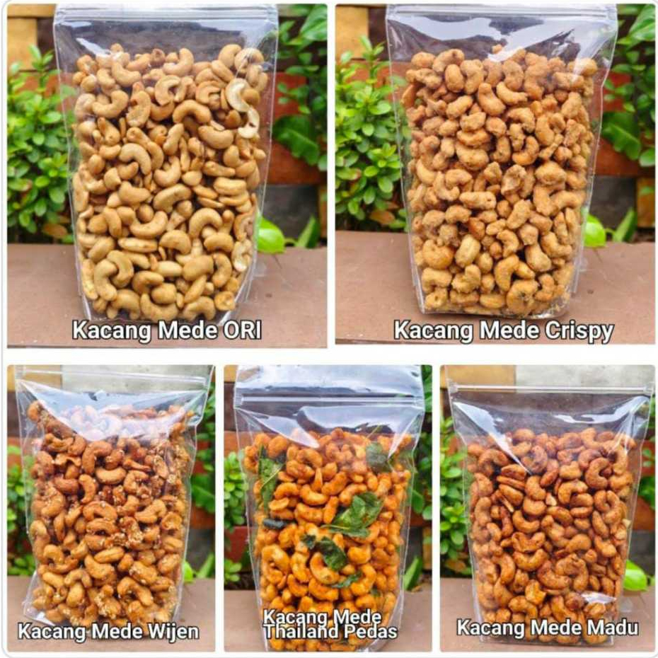 

Kacang Mede Original/Kacang Mede Pedas/Kacang Mede Madu/Kacang Mede Crispy/Kacang Mede Wijen