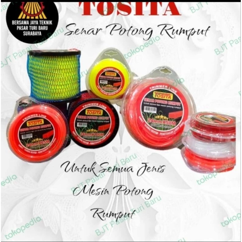 Senar Potong Rumput 100M Nylon Tosita