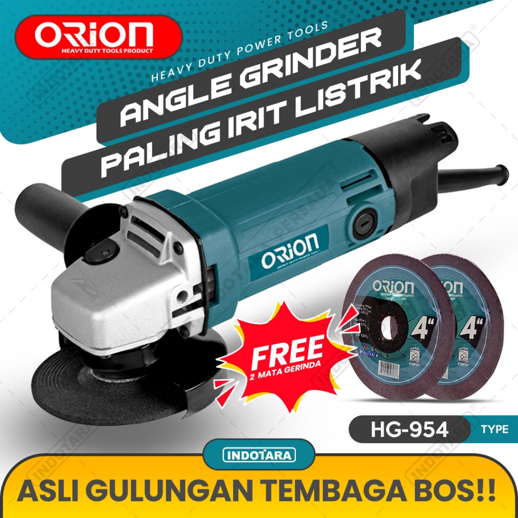 Angle Grinder Mesin Gerinda Tangan Orion - HG954