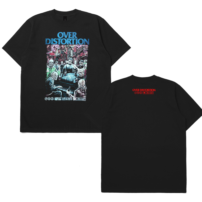 Rockerstar T-Shirt Band Over Distortion Sambut Hari Esok