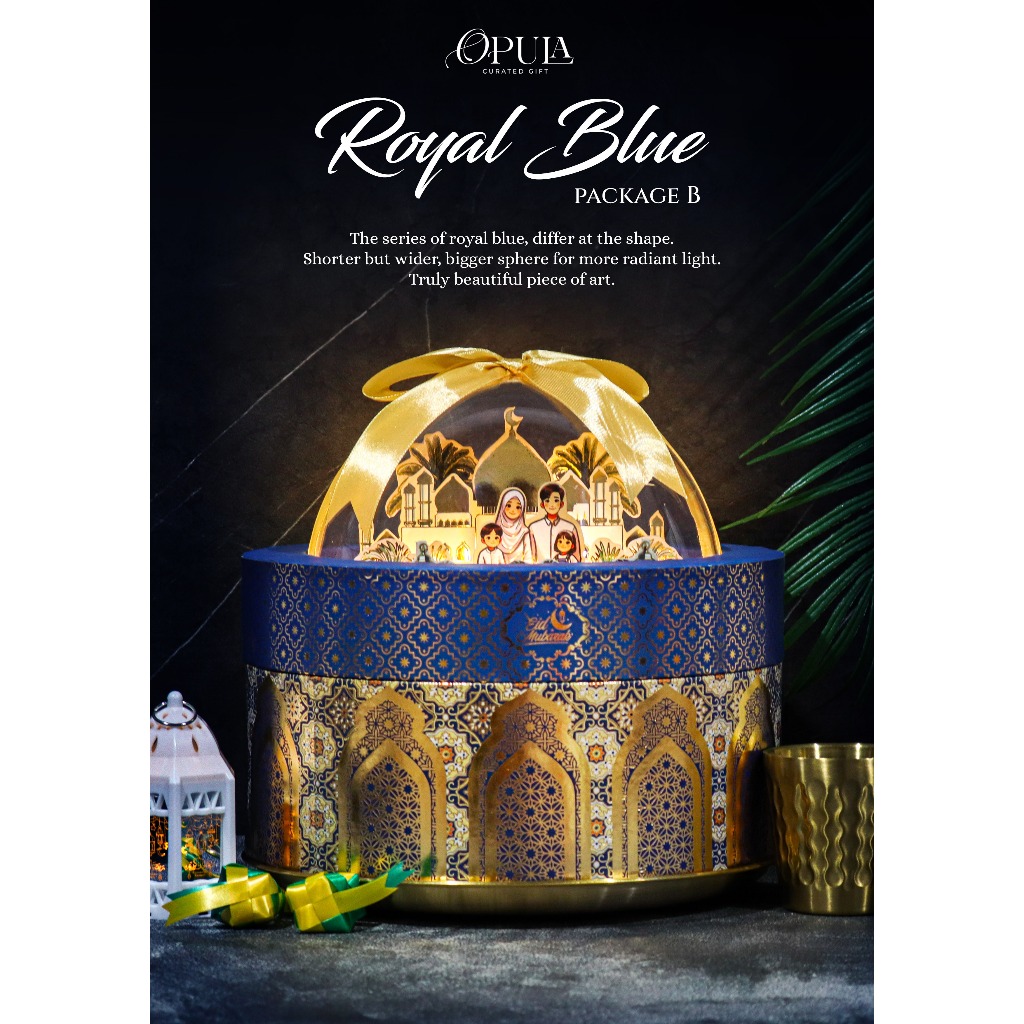 

HAMPERS LEBARAN MEWAH OPULA ROYAL BLUE B PARCEL IDUL FITRI KUE PREMIUM EID AL FITR GIFT LUXURY PRESTIGIOUS COOKIES LAPIS LEGIT