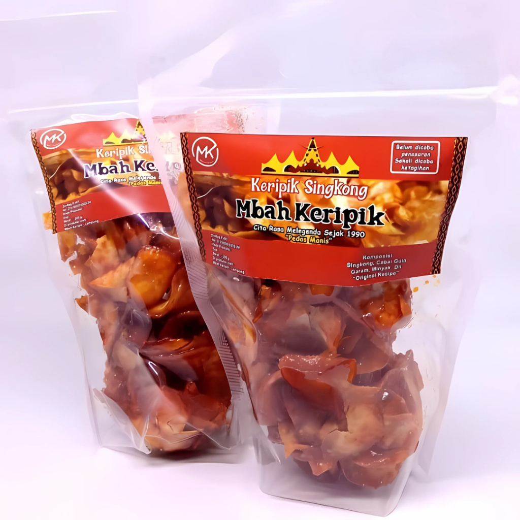 

Keripik Singkong Balado Rujak Pedas Merk Embah Snack Keripik singkong